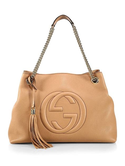 gucci camellia bag|gucci leather shoulder bag.